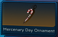 Mercenary Day Ornament